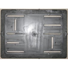 Rendszám tartó teherautó